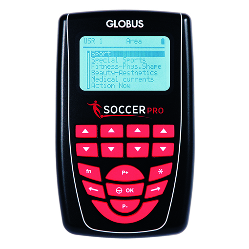 Globus Soccer Pro Profesyonel Sporcu Cihazı – Futbolcular için 4 kanallı, 258 programlı elektrostimülasyon cihazı​
